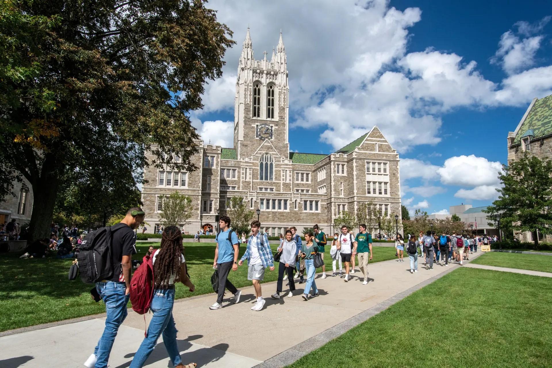 Boston college building